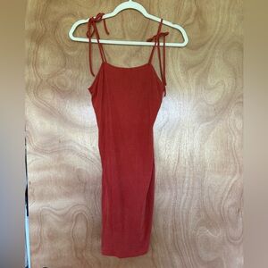 Double Zero Terracotta Midi Dress